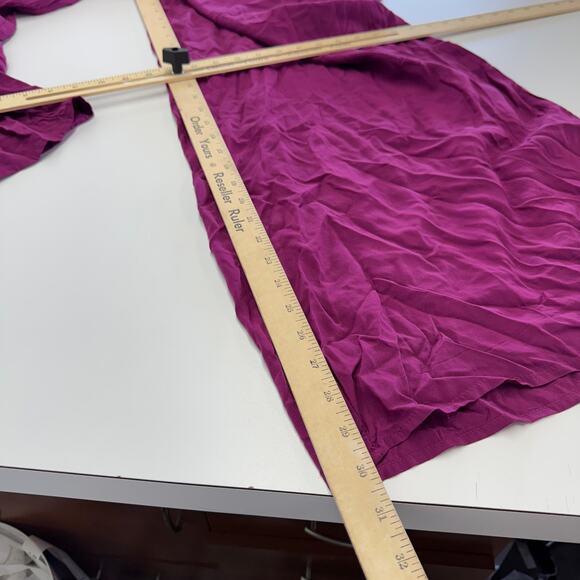 Eloquii Jumpsuit Womens 14 Pink Purple Wide Leg Sleeveless V Neck - Picture 9 of 9